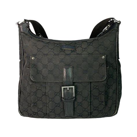 gucci signature small bag|Gucci black monogram bag.